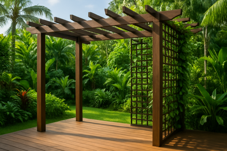 Pergolas and Trellises: Adding Structure and Shade