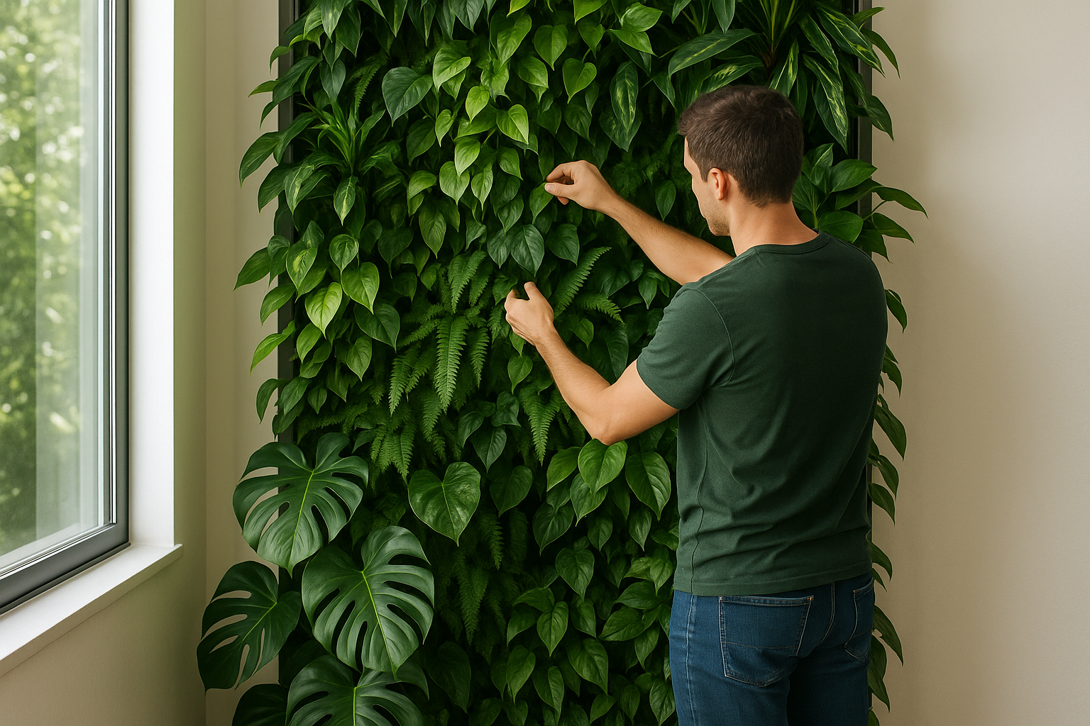 How to Maintain a Green Wall