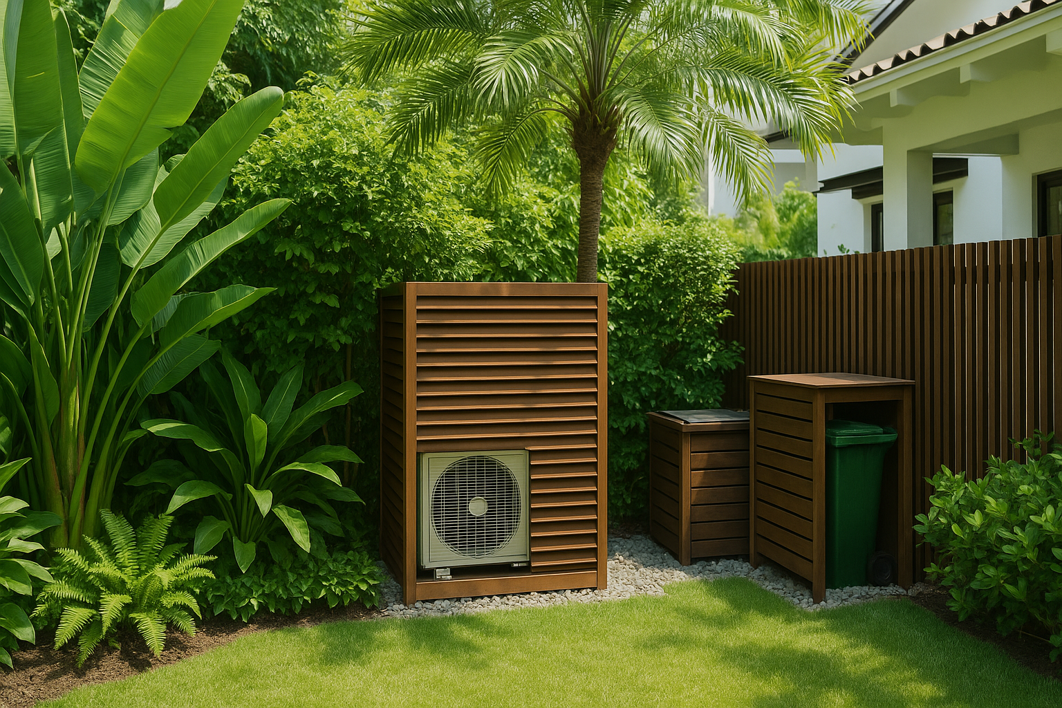 Screening Ideas for Aircon Units, Bins and Eyesores